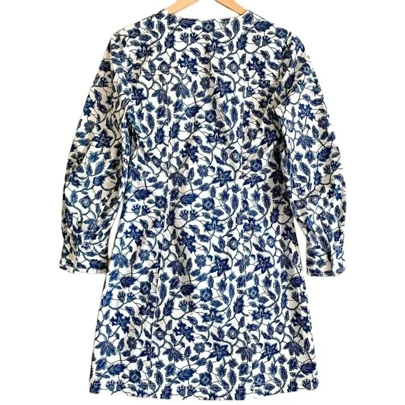 DEREK LAM 10 CROSBY Cotton Blend Preppy Floral Kasha Shift Dress 8 NWT Summer
